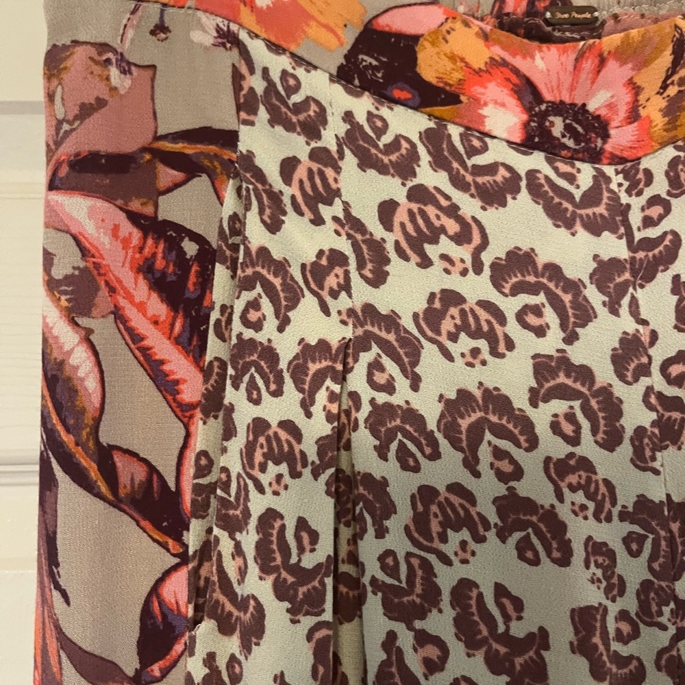 Free People Beautiful Coordinating Print Pants - Picture 2 of 5